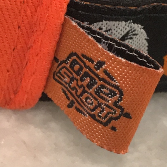 Roughneck Oilman One Shot Cap Black Orange Dad Hat Baseball Embroidered Oil Well - Picture 5 of 10